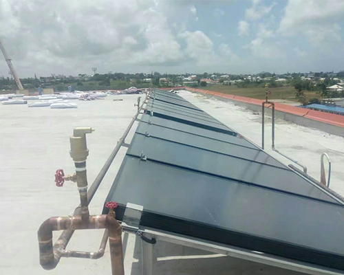 巴巴多斯体育馆太阳能热水工程